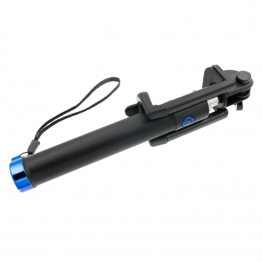 Selfie Stick Tellur M76B Bluetooth, Universal, Maner telescopic, Albastru