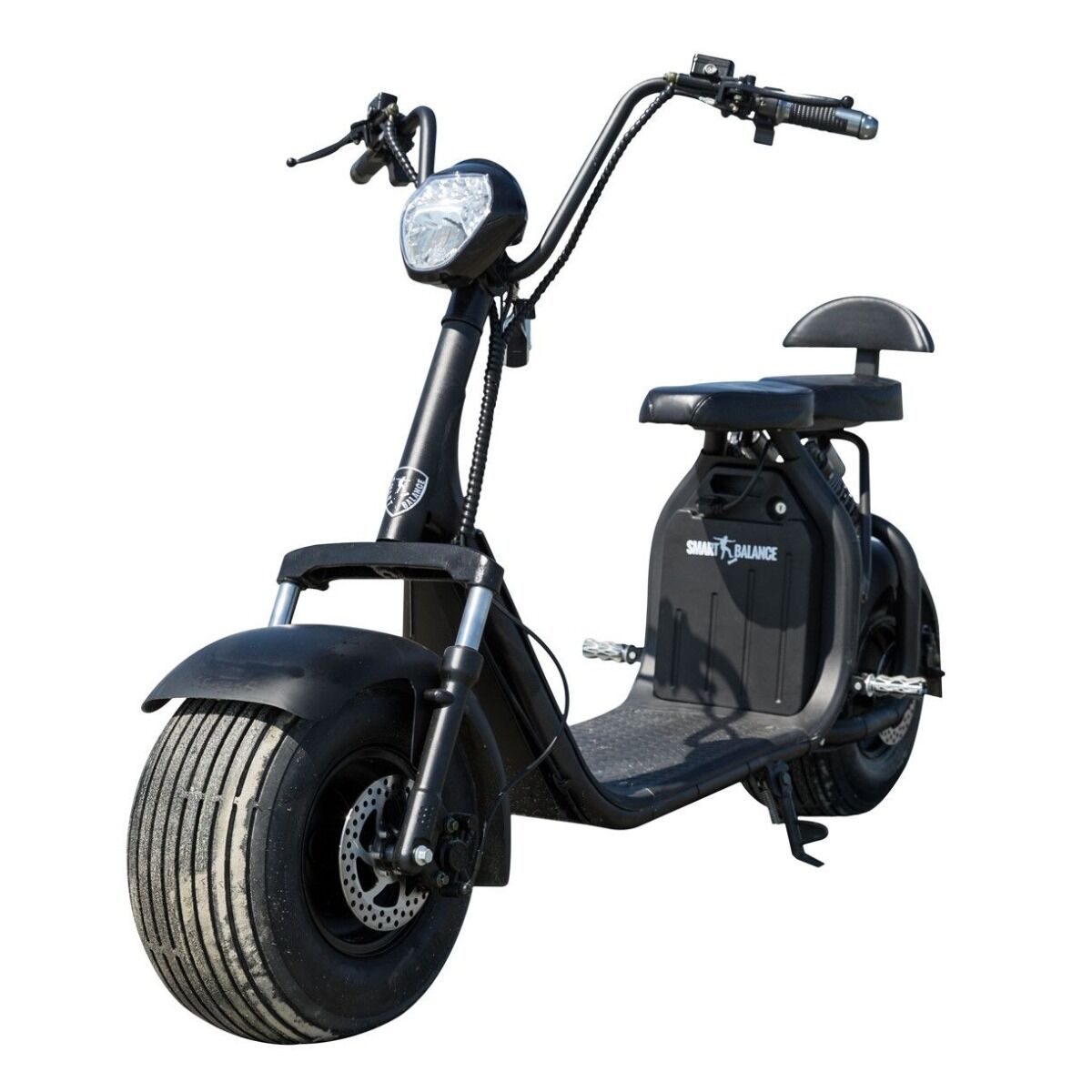 Moped SB50 Smart Balance, motor 1000 W, viteza 25 km/h, autonomie 60 km, Negru