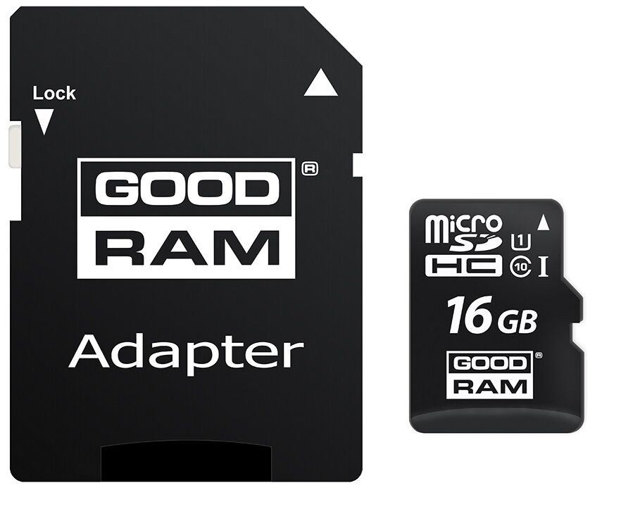 Card memorie GoodRam MicroSD M1AA-016 Goodram, clasa 10, 16 GB, adaptor SD