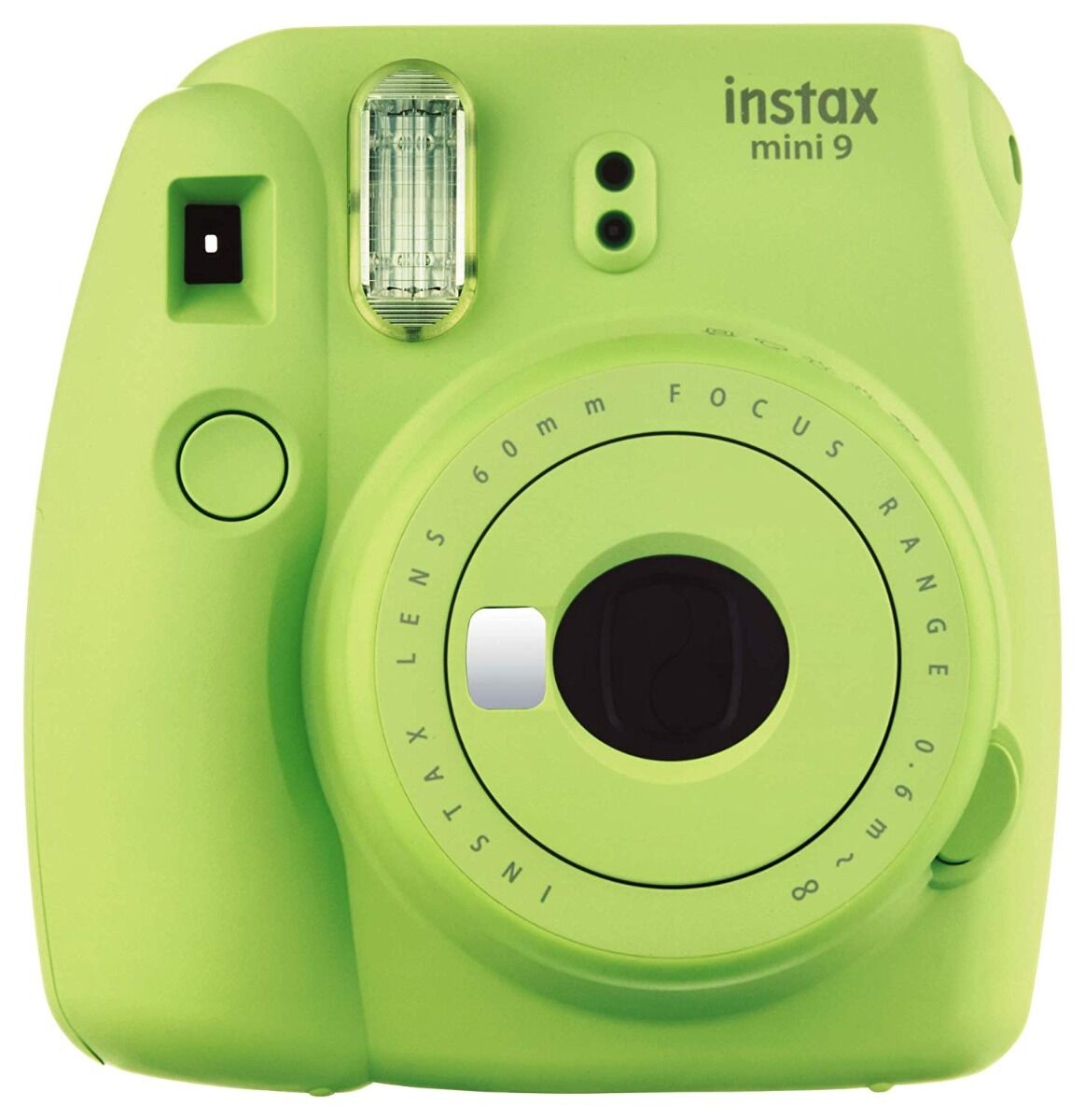 Camera foto instant Mini 9 Fujifilm, blitz integrat, 2 letile f:60, sistem manual, verde