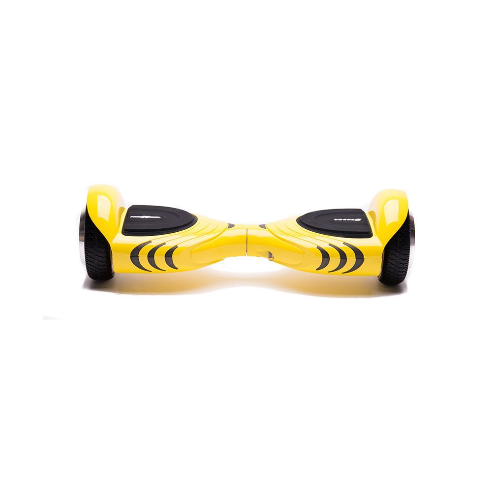 Hoverboard Vogue Freewheel, roti 6.5 inch, autonomie 15 km, viteza 12km/h, putere motoare 500W (2x250W), Galben