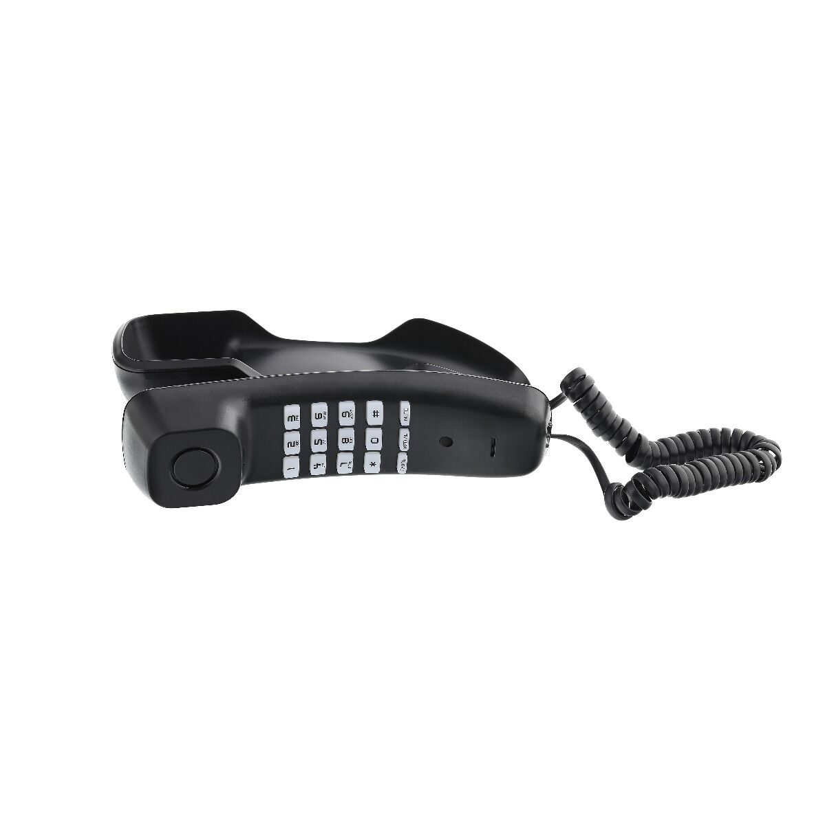 Telefon fix POP00002 Popik, Pauza, Oprire microfon, Reapelare, Notoficari luminoase, Negru