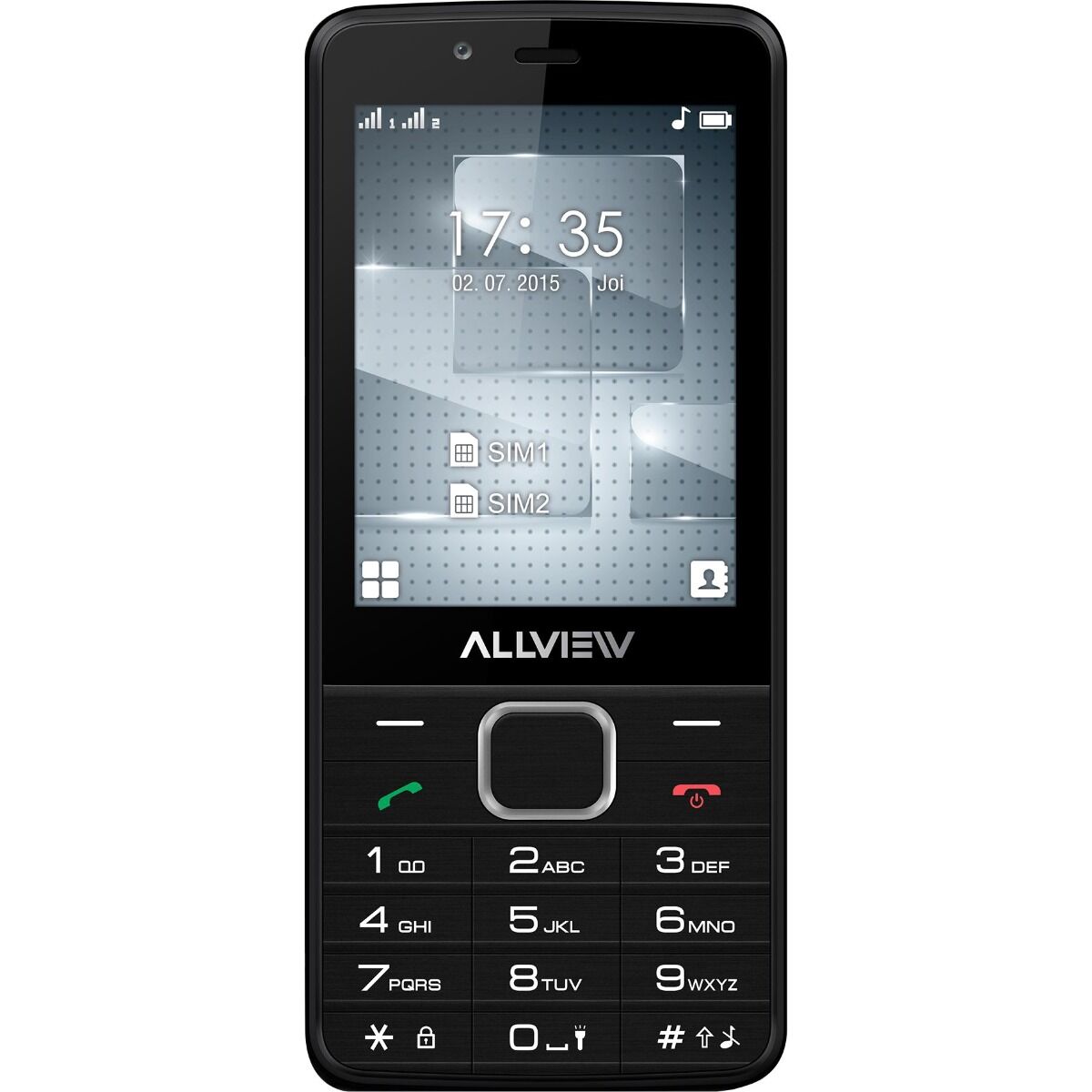 Telefon mobil Allview M10 Luna, Dual SIM, Mini SIM, MicroSD, Negru