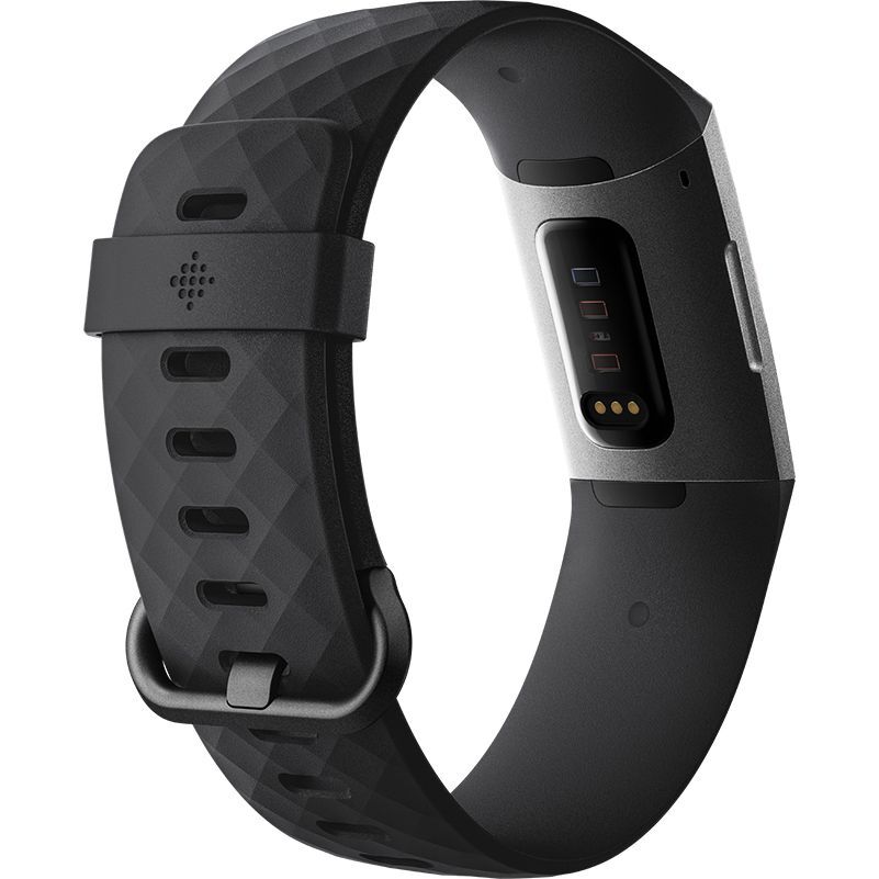 Bratara fitness Fitbit Charge 3, Autonomie 7 zile, OLED, Notificari, Somn, Respiratie, Graphite Black