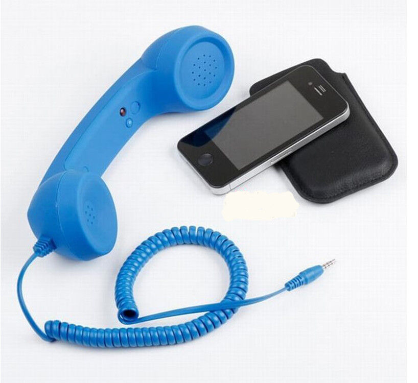 Receptor telefon mobil Logic, Mufa Jack 3.5mm, Lungime cablu 100cm, Buton reapelare/inchidere, Buton volum, Albastru