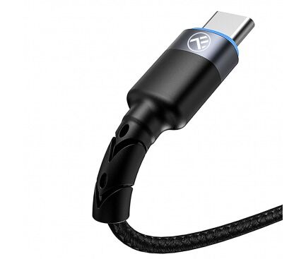 Cablu USB Type-C Tellur TLL155363, 1.2m, LED, Negru