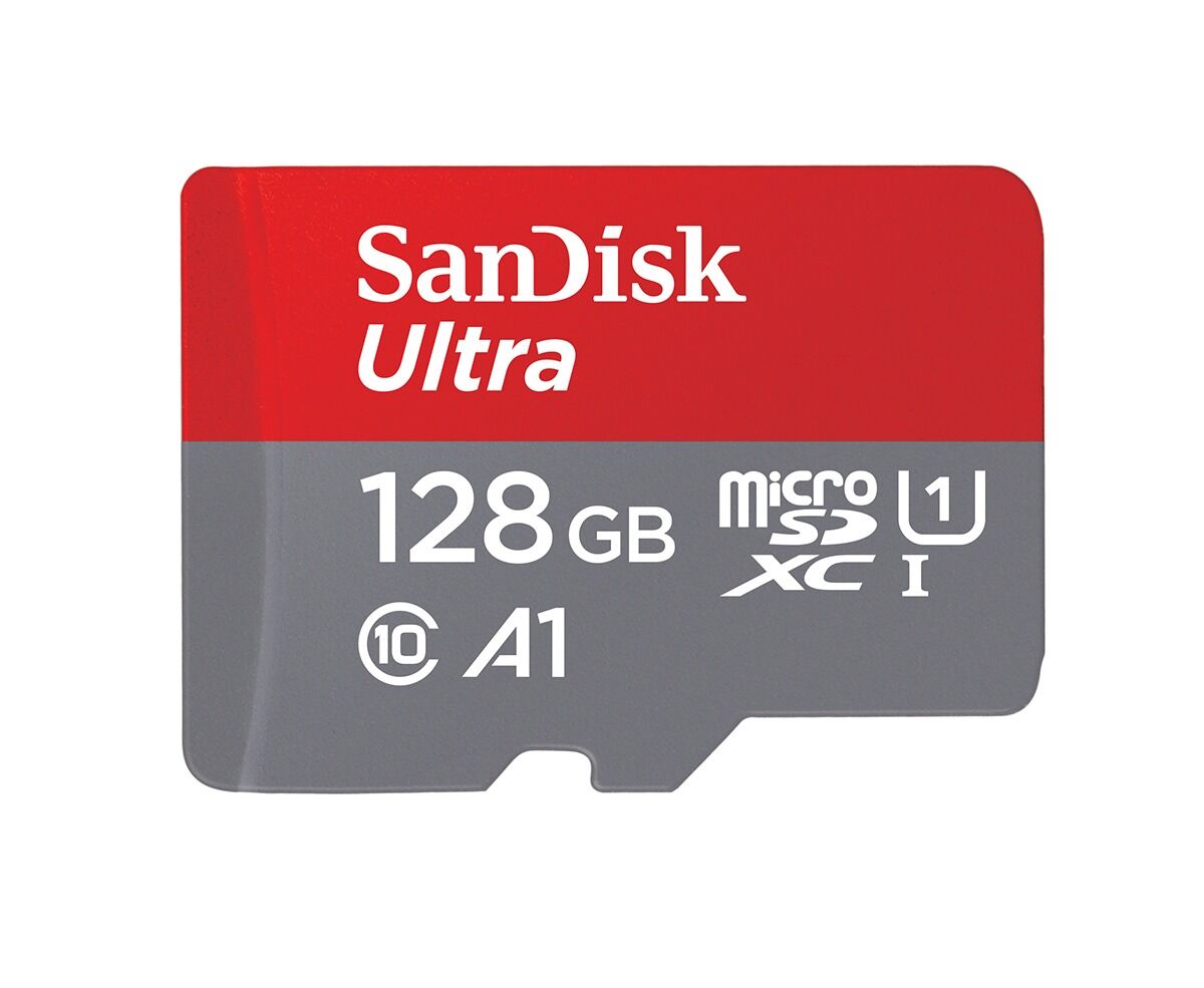 Card memorie SanDisk Ultra, MicroSDXC, 128GB, 120 MB/s + Adaptor