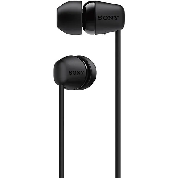Casti in-ear Sony WIC200B, Wireless, Bluetooth, Negru