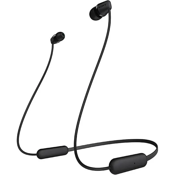 Casti in-ear Sony WIC200B, Wireless, Bluetooth, Negru