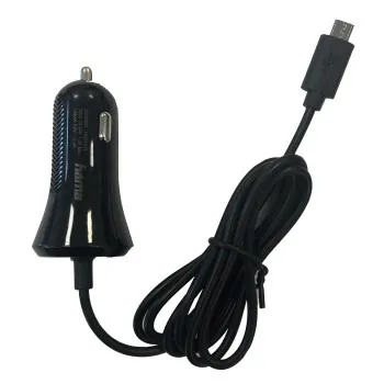 Hama Incarcator auto, Micro-USB, 2,4 A, negru
