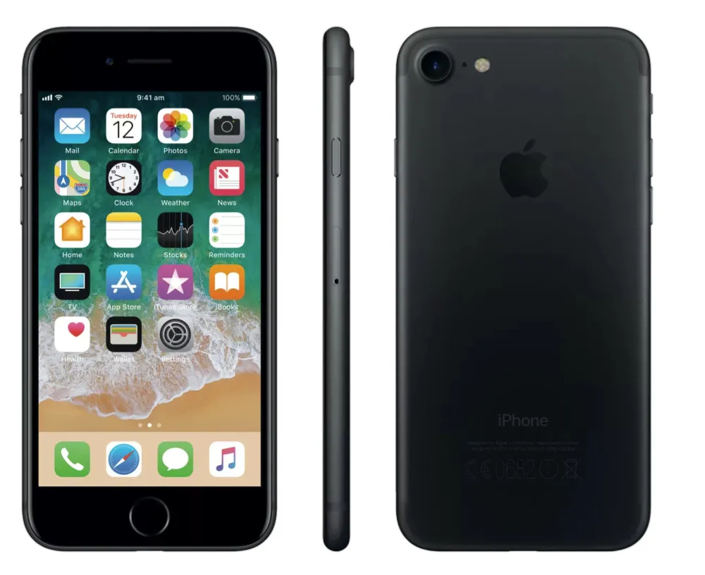Smartphone Apple Iphone 7, 32 GB, Reconditionat, Black