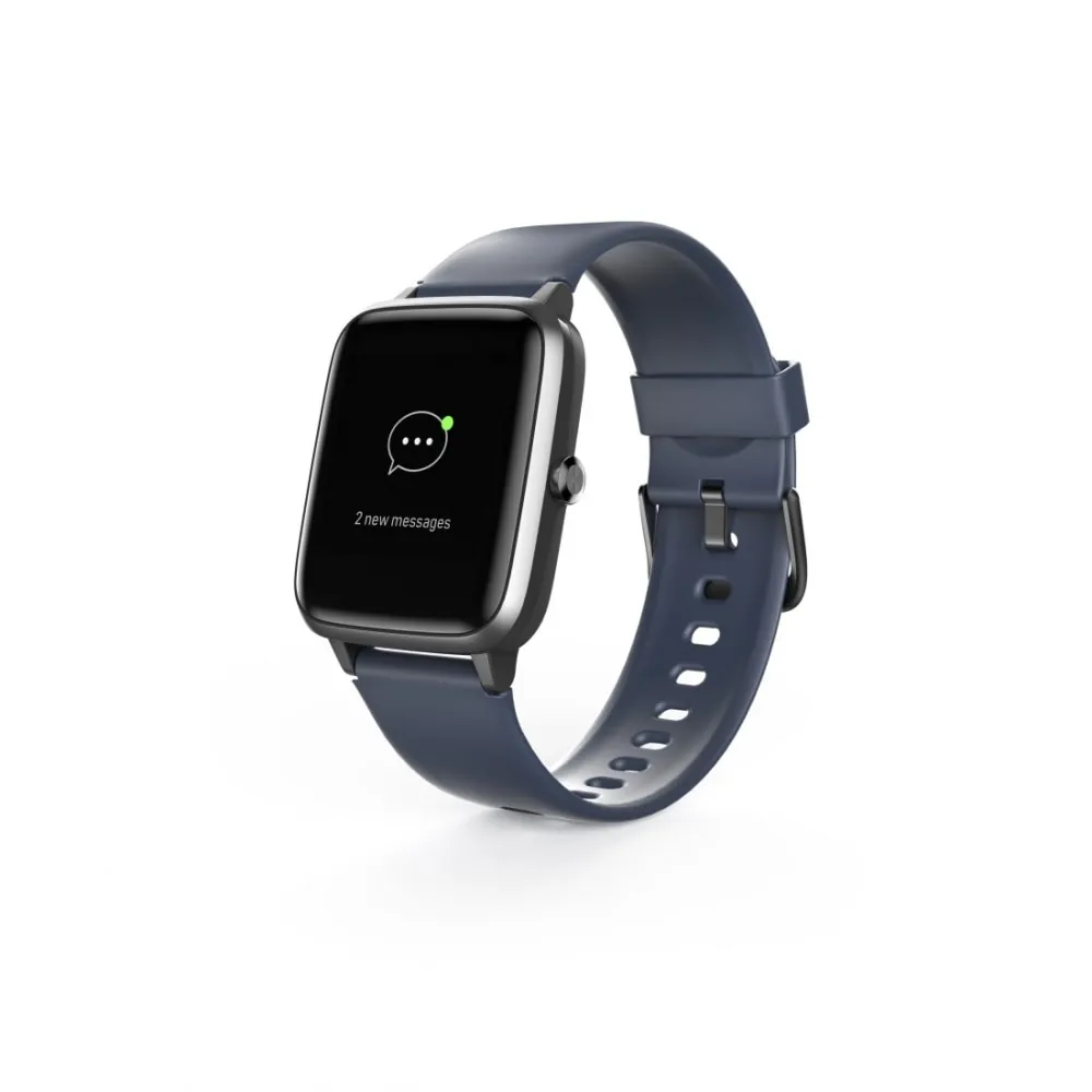 Smartwatch Hama Fit Watch 4900, Waterproof, pasi, puls, calorii, albastru