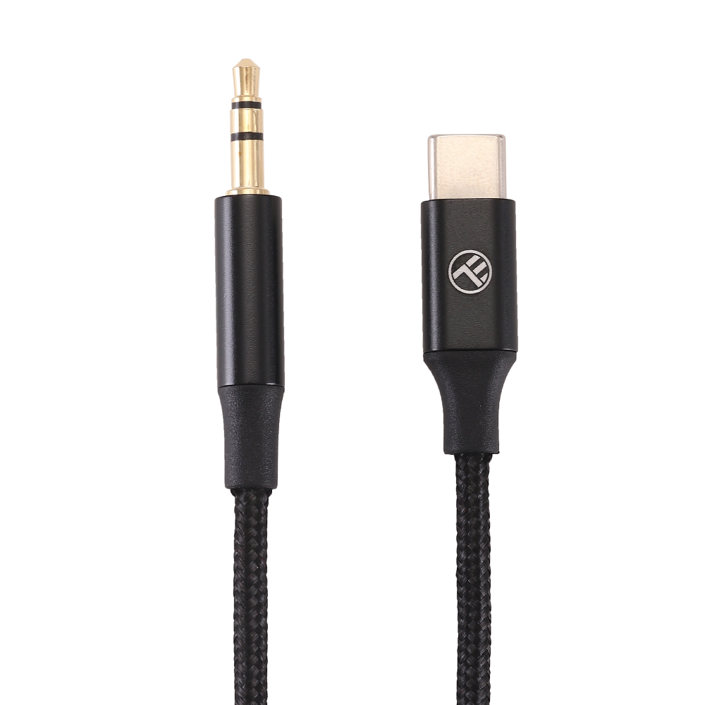 Cablu audio Tellur USB-C - Jack 3.5mm, DAC 1m, Negru