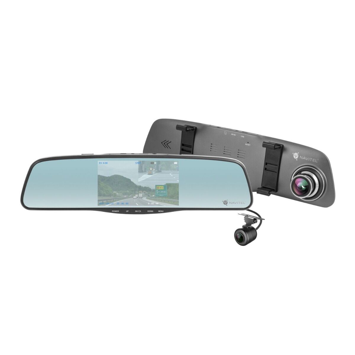 Camera Auto DVR CMR300 Navitel, Fixare pe oglinda retovizoare, Ecran 5