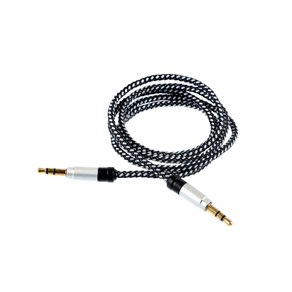 Cablu audio Tellur 3.5 mm, 1 M, Silver