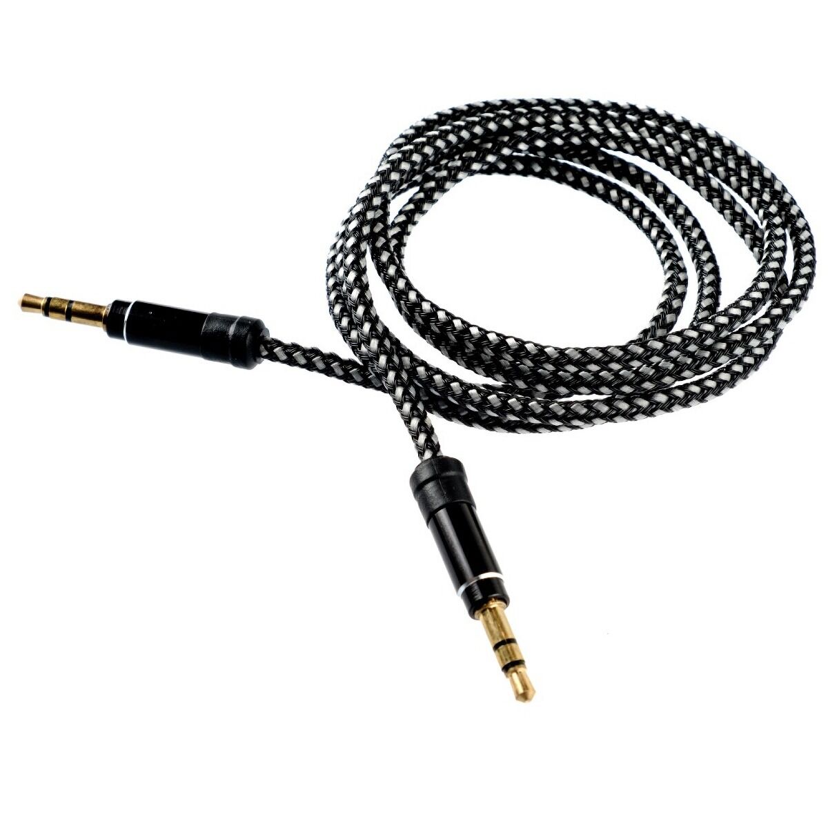 Cablu audio Tellur 3.5 mm, 1 M, Negru