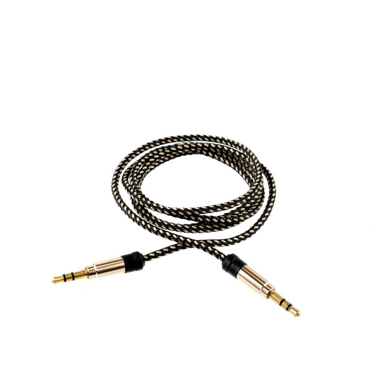 Cablu audio Tellur 3.5 mm, 1 M, Gold