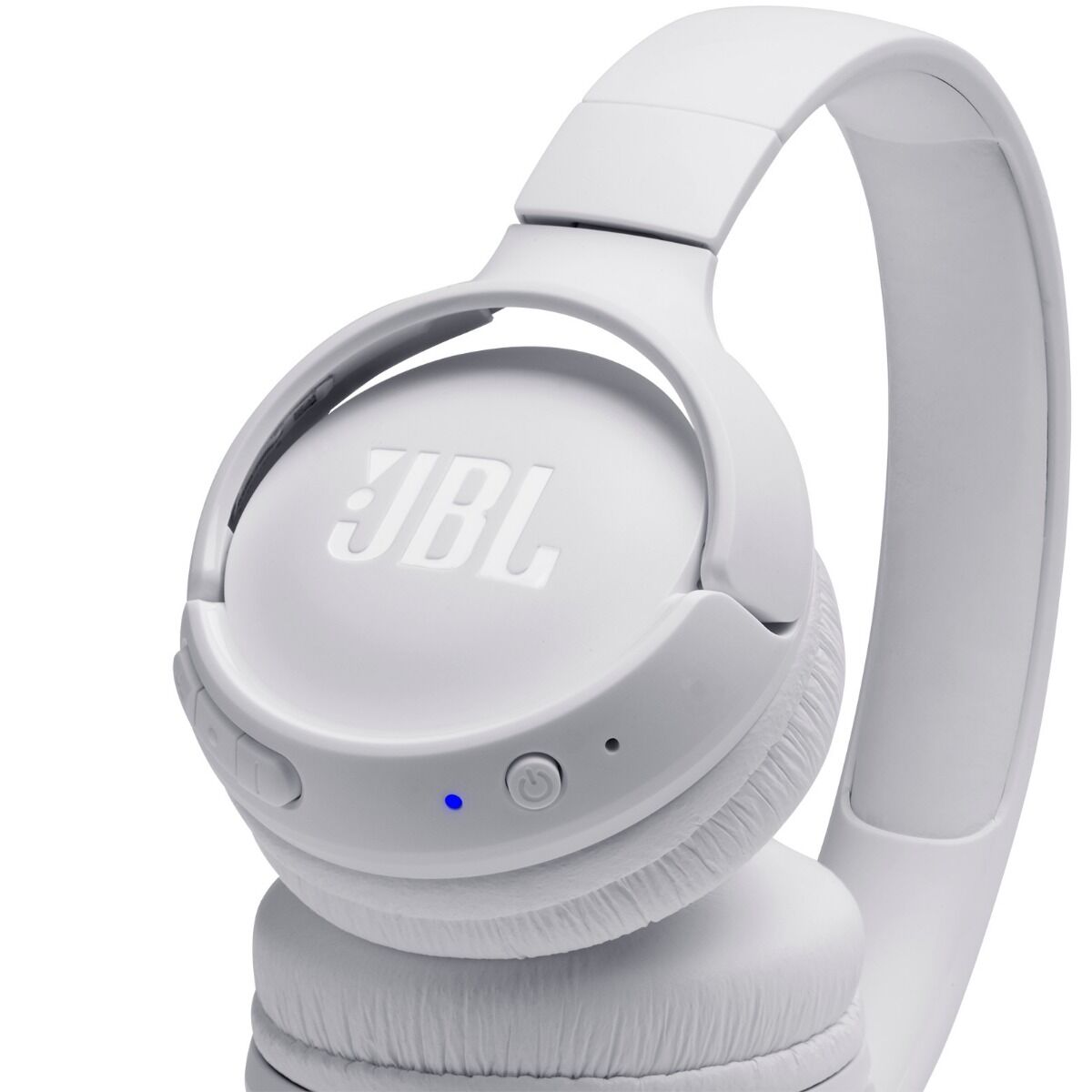 Casti On-ear Bluetooth JBL Tune 500BT, Alb, Pure bass