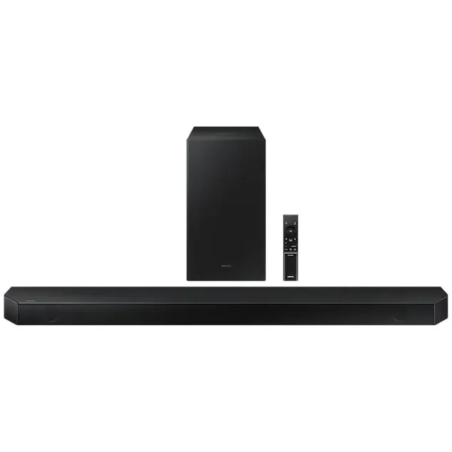 Soundbar Samsung HW-Q600B, 3.1.2, 360W, Bluetooth, Dolby Atmos, Subwoofer Wireless, negru