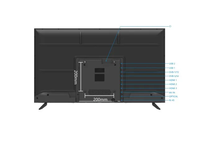 Televizor Smart LED SmartTech 40FL10V1, 101cm, Full HD