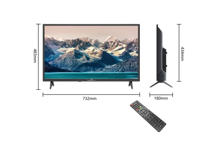 Televizor LED basic, non smart SmartTech 32HN10T2, 80cm, HD