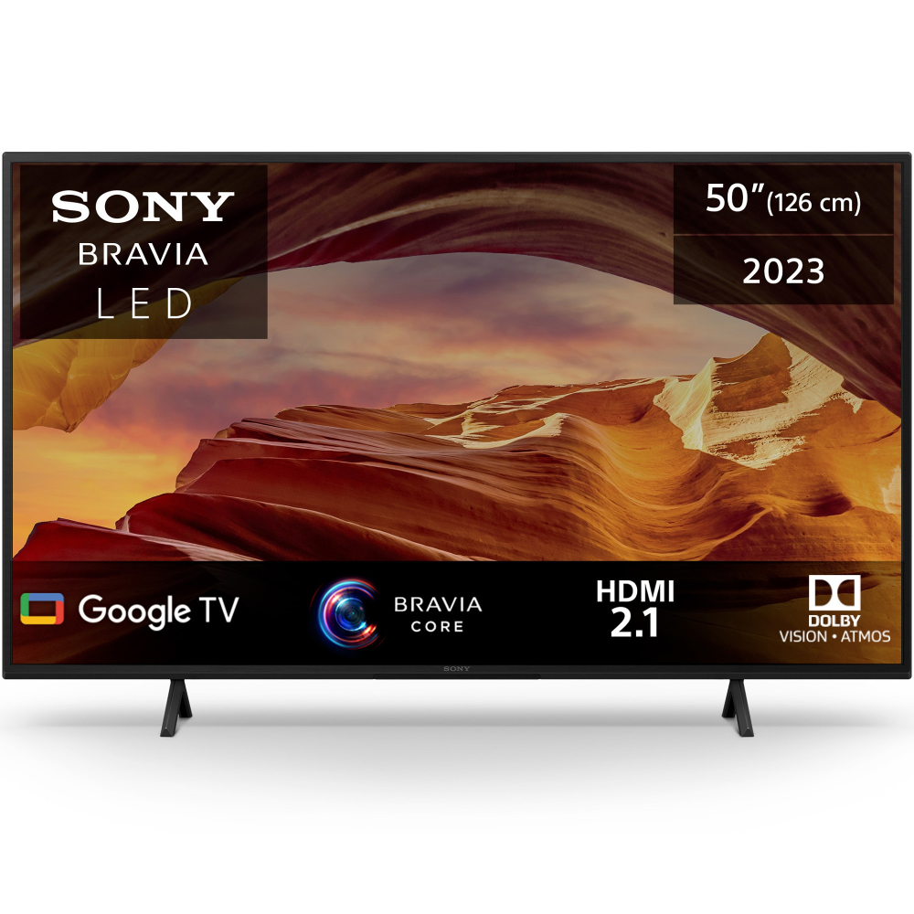Televizor LED Smart Sony Bravia 50X75WL, 126 cm, Ultra HD 4K, Negru