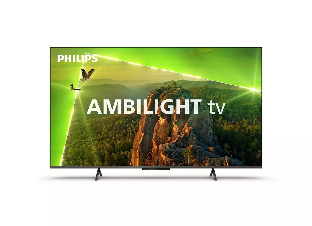 Televizor LED Ambilight Smart Philips 55PUS8118, 139 cm, Ultra HD 4K, Negru