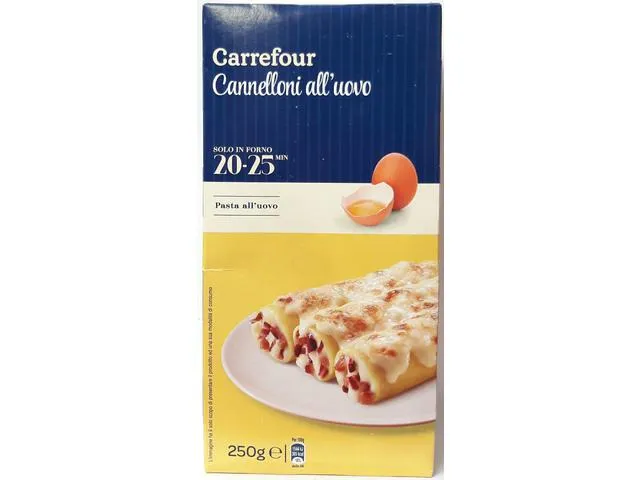 Paste cannelloni cu ou Carrefour 250 g