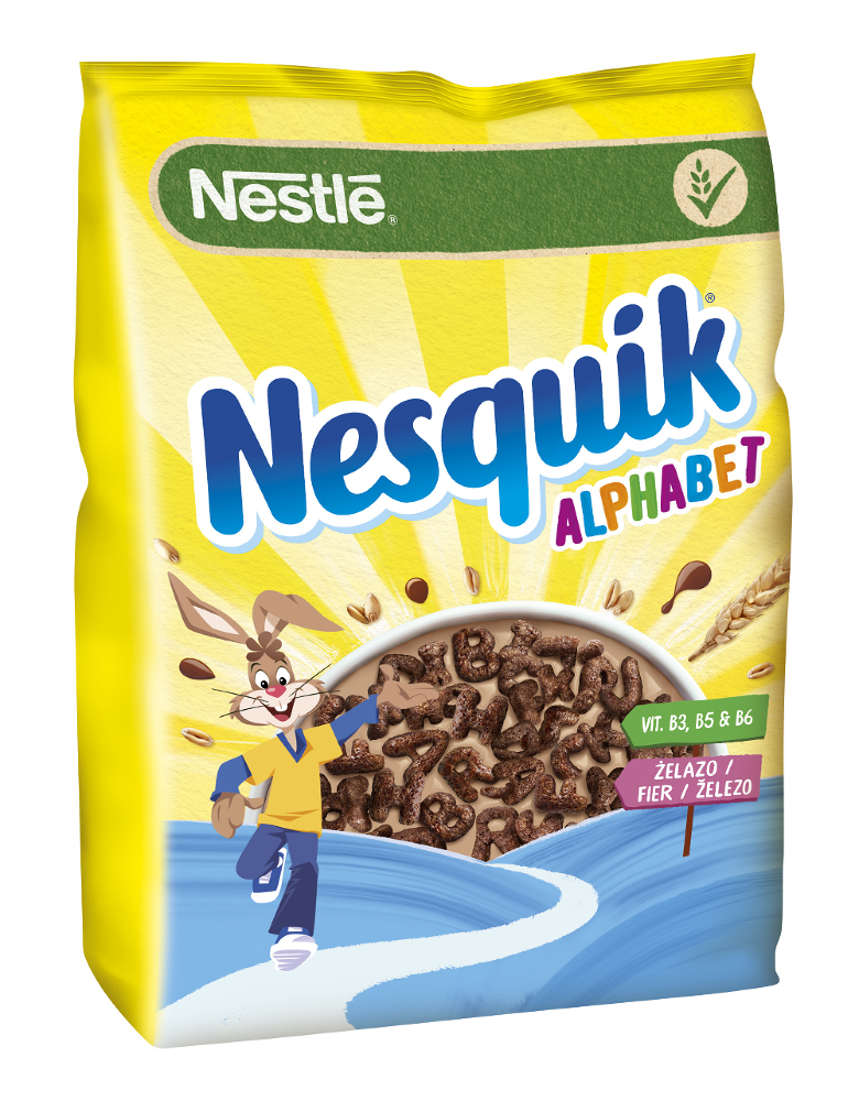Cereale Nestle Nesquik Alphabet, pentru mic dejun  460g