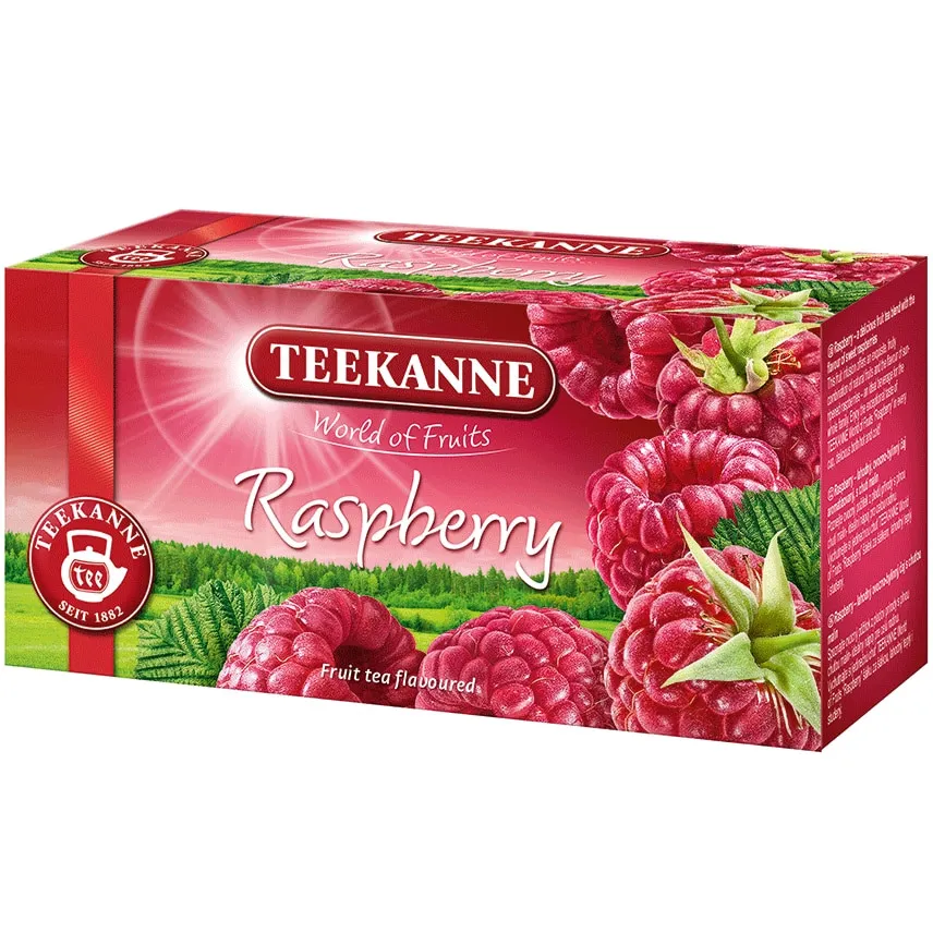 Ceai Teekanne Raspberry, 20 pliculete, 45g