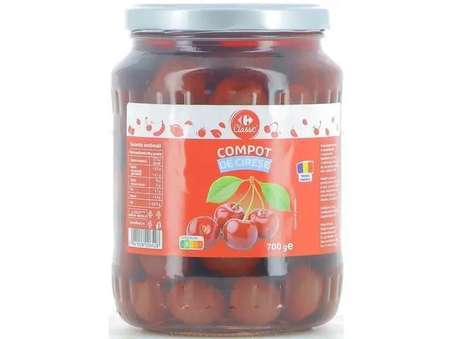 Compot cirese Carrefour Classic 700g