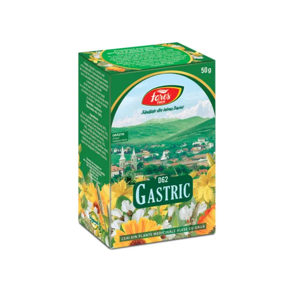 Ceai Fares Gastric, D62, 50 g