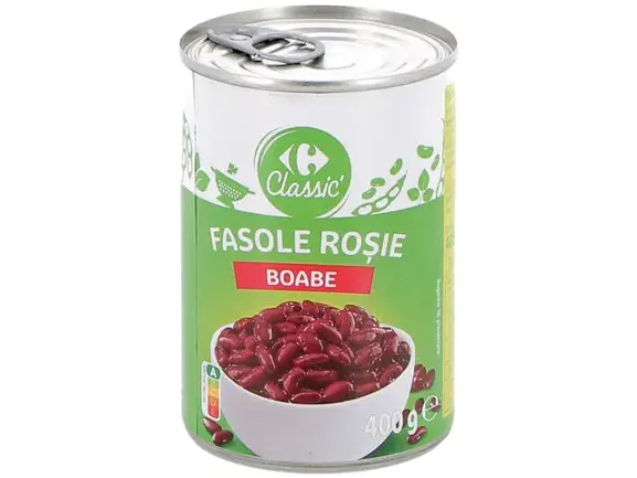 Fasole rosie boabe Carrefour Classic 400g