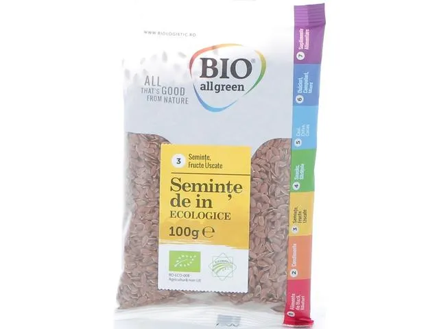 Seminte de in bio Bio All Green 100 g