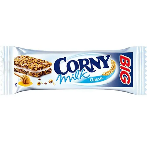 Baton cereale Corny, sandwich cu lapte, 40g