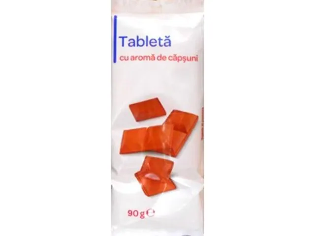 Tableta cu aroma de capsuni Carrefour 90 g