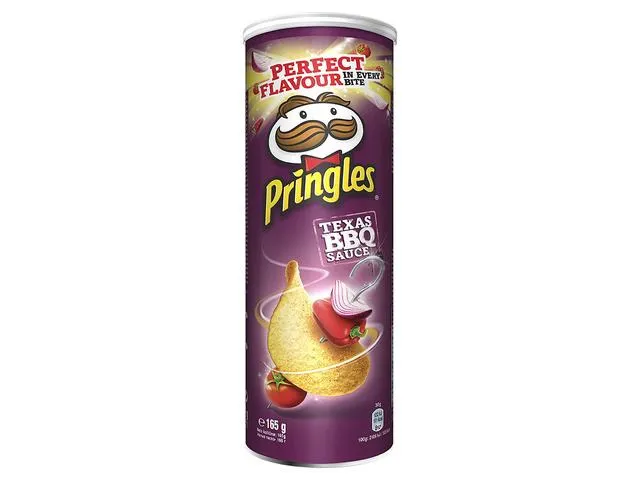 Chipsuri Pringles cu gust de BBQ, 165g