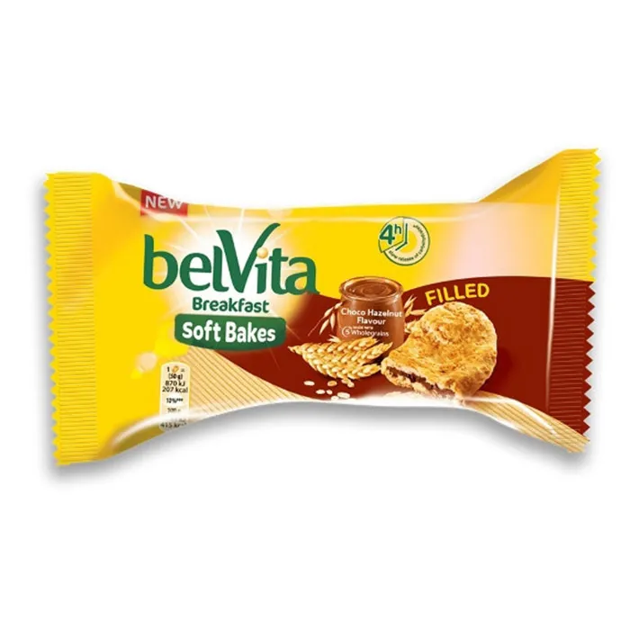 Biscuiti umpluti cu ciocolata BelVita Breakfast Soft Bakes 50 g