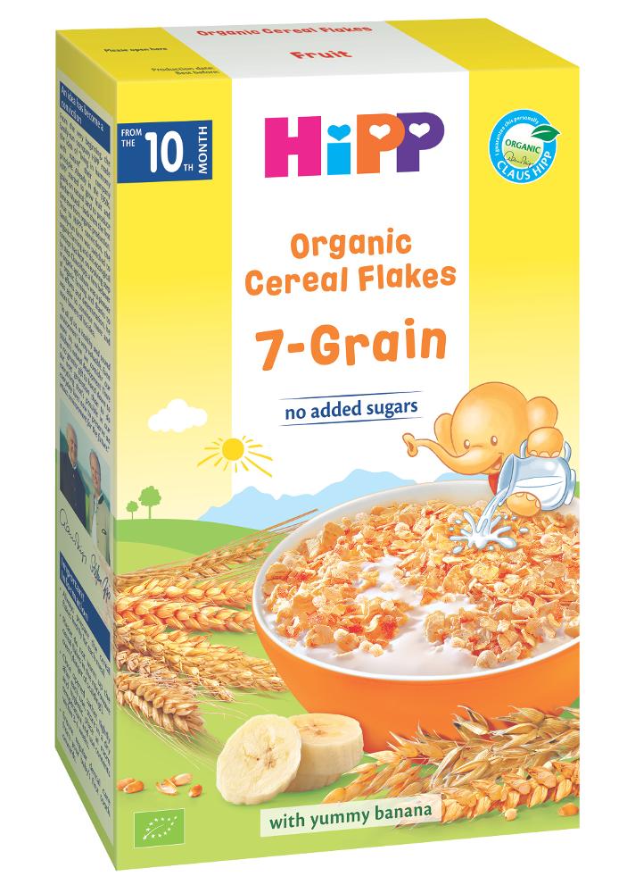 Hipp Fulgi de cereale ecologice 7 cereale, 200 g
