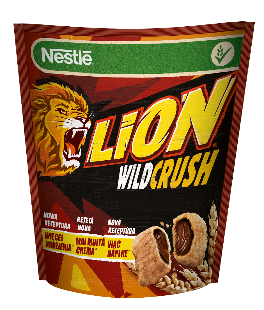 Cereale Nestle Lion WildCrush, pentru mic dejun 350g