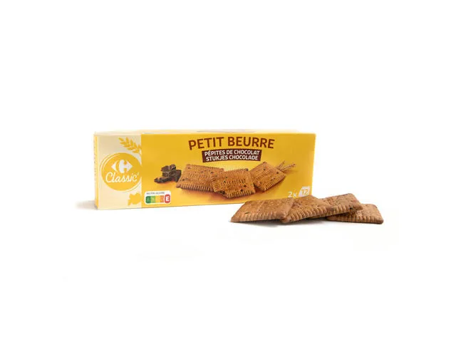 Biscuiti Carrefour Classic Petite Beurre ciocolata 200g
