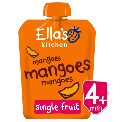 Piure Ella s Kitchen Pouch Bio din mango, 70g