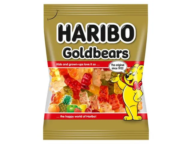 Bomboane gumate Haribo Goldbears cu aroma de fructe 35 g