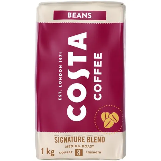 Cafea boabe Costa Signature Blend, prajire medie, 1kg