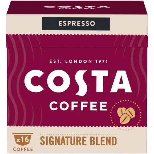 Capsule cafea Costa Signature Blend Espresso, 16 capsule