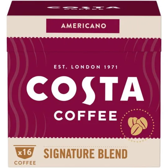 Capsule cafea Costa Signature Blend Americano, 16 capsule