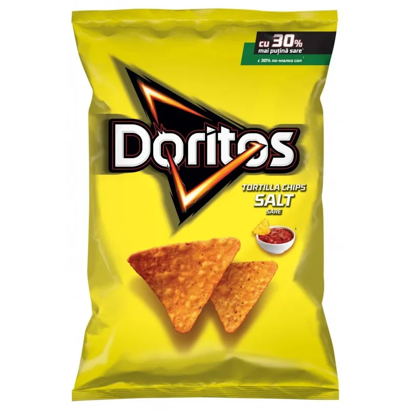 Tortilla chips Doritos cu sare, 100g