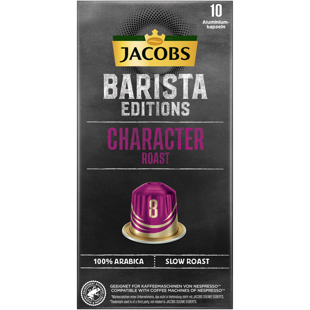 Capsule cafea Jacobs Barista, Character Roast, 10 capsule, 52 g