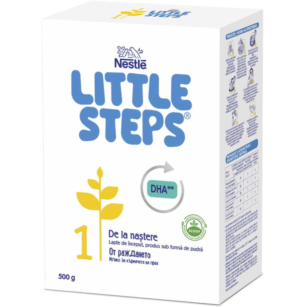 Formula de lapte praf Nestle Little Steps 1 , 0-6 luni, 500g