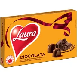 Bomboane Laura cu laptecremade ciocolata138g